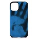 For iPhone 11 Pro Max Paste Skin + PC Thermal Sensor Discoloration Protective Back Cover Case (Black turns blue) - 1