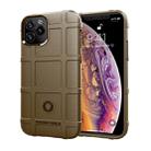 For iPhone 11 Pro Full Coverage Shockproof TPU Case(Brown) - 1