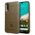 Full Coverage Shockproof TPU Case for Xiaomi Mi A3(Brown) - 1