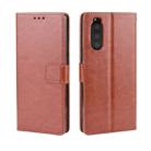 Retro Crazy Horse Texture Horizontal Flip Leather Case for Sony Xperia 2 , with Holder & Card Slots & Photo Frame(Brown) - 1