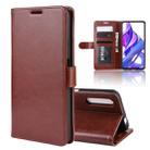 R64 Texture Single Fold Horizontal Flip Leather Case for Honor 9X / Honor 9X Pro, with Holder & Card Slots & Wallet(Brown) - 1