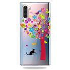 Fashion Soft TPU Case 3D Cartoon Transparent Soft Silicone Cover Phone Cases For Galaxy Note10(Colour Tree) - 1