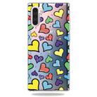 Fashion Soft TPU Case 3D Cartoon Transparent Soft Silicone Cover Phone Cases For Galaxy Note10(More Love) - 1