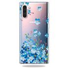 Fashion Soft TPU Case 3D Cartoon Transparent Soft Silicone Cover Phone Cases For Galaxy Note10(Starflower) - 1