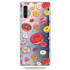 Fashion Soft TPU Case 3D Cartoon Transparent Soft Silicone Cover Phone Cases For Galaxy Note10(Doughnut) - 1