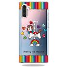 Fashion Soft TPU Case 3D Cartoon Transparent Soft Silicone Cover Phone Cases For Galaxy Note10(Merry-go-round) - 1