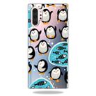 Fashion Soft TPU Case 3D Cartoon Transparent Soft Silicone Cover Phone Cases For Galaxy Note10+(Penguin) - 1