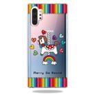 Fashion Soft TPU Case 3D Cartoon Transparent Soft Silicone Cover Phone Cases For Galaxy Note10+(Merry-go-round) - 1