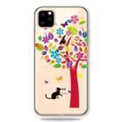 For iPhone 11 Pro Max Fashion Soft TPU Case 3D Cartoon Transparent Soft Silicone Cover Phone Cases (Colour Tree) - 1