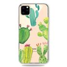 For iPhone 11 Pro Max Fashion Soft TPU Case 3D Cartoon Transparent Soft Silicone Cover Phone Cases (Cactus) - 1