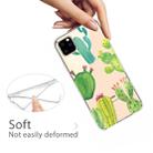 For iPhone 11 Pro Max Fashion Soft TPU Case 3D Cartoon Transparent Soft Silicone Cover Phone Cases (Cactus) - 4