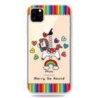 For iPhone 11 Pro Max Fashion Soft TPU Case 3D Cartoon Transparent Soft Silicone Cover Phone Cases (Merry-go-round) - 1
