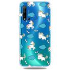 Fashion Soft TPU Case 3D Cartoon Transparent Soft Silicone Cover Phone Cases For Huawei Nova5i / P20 Lite 2019(Cloud Horse) - 1