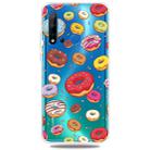 Fashion Soft TPU Case 3D Cartoon Transparent Soft Silicone Cover Phone Cases For Huawei Nova5i / P20 Lite 2019(Doughnut) - 1