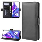 Wallet Stand Leather Cell Phone Case for Honor 9X / Honor 9X Pro，with Wallet & Holder & Card Slots(Black) - 1