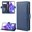 Wallet Stand Leather Cell Phone Case for Honor 9X / Honor 9X Pro，with Wallet & Holder & Card Slots(Dark Blue) - 1