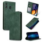 Retro Skin Feel Business Magnetic Horizontal Flip Leather Case for Galaxy A60 / M40(Army Green) - 1