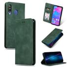 Retro Skin Feel Business Magnetic Horizontal Flip Leather Case for Galaxy M30 / A40s(Army Green) - 1