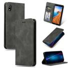 Retro Skin Feel Business Magnetic Horizontal Flip Leather Case for Xiaomi Redmi 7A(Dark Gray) - 1