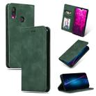 Retro Skin Feel Business Magnetic Horizontal Flip Leather Case for Xiaomi Redmi 7 / Redmi Y3(Army Green) - 1