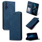 Retro Skin Feel Business Magnetic Horizontal Flip Leather Case for Huawei Honor 20(Navy Blue) - 1