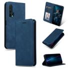 Retro Skin Feel Business Magnetic Horizontal Flip Leather Case for Huawei Honor 20 Pro(Navy Blue) - 1