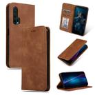 Retro Skin Feel Business Magnetic Horizontal Flip Leather Case for Huawei Honor 20 Pro(Brown) - 1