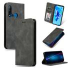 Retro Skin Feel Business Magnetic Horizontal Flip Leather Case for Huawei P20 Lite 2019 / Nova 5i(Dark Gray) - 1