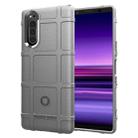 Full Coverage Shockproof TPU Case for  Sony Xperia XZ5(Grey) - 1