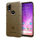 Full Coverage Shockproof TPU Case for Motorola MOTO P50(Brown) - 1