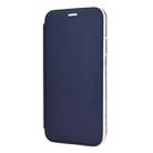 For iPhone 11 Pro Solid Color Plain PU + TPU Mirror Leather Case(Blue) - 1