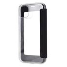 For iPhone 11 Pro Max Solid Color Plain PU + TPU Mirror Leather Case (Black) - 3