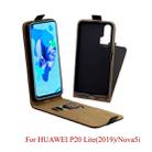 Business Style Vertical Flip TPU Leather Case  with Card Slot For Huawei P20 Lite(2019) / Nova5i(black) - 6