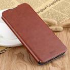 MOFI Rui Series Classical Leather Flip Leather Case With Bracket Embedded Steel Plate All-inclusive for Xiaomi Mi CC9 / CC9 Mito Custom Edition(Brown) - 1