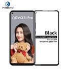 PINWUYO 9H 2.5D Full Screen Tempered Glass Film For Huawei Nova5i Pro（Black） - 1