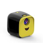 L1 Children Projector Mini LED Portable Home Speaker Projector, UK Plug(Black) - 1