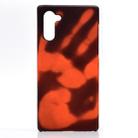 Paste Skin + PC Thermal Sensor Discoloration Protective Back Cover Case For Galaxy Note10(Black turns red) - 1