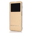 Golden Beach Window with Bracket Mobile Phone Holster Smart Sliding Button Answering Phone for Galaxy A20 / A30(Gold) - 1