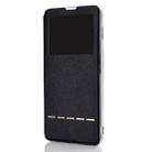 Golden Beach Window with Bracket Mobile Phone Holster Smart Sliding Button Answering Phone for Galaxy A20 / A30(Black) - 1