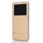 Golden Beach Window with Bracket Mobile Phone Holster Smart Sliding Button Answering Phone for Galaxy A70(Gold) - 1