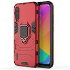 PC + TPU Shockproof Protective Case with Magnetic Ring Holder for Xiaomi CC9e / A3(Red) - 1