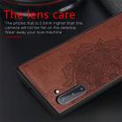 Embossed Mandala Pattern Magnetic PC + TPU + Fabric Shockproof Case for Galaxy Note10, with Lanyard(Rose Gold) - 5