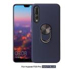 360 Rotary Multifunctional Stent PC+TPU Case for Huawei P20 Pro,with Magnetic Invisible Holder(Navy Blue) - 1