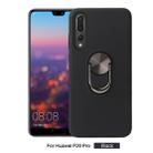 360 Rotary Multifunctional Stent PC+TPU Case for Huawei P20 Pro,with Magnetic Invisible Holder(Black) - 1