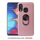 360 Rotary Multifunctional Stent PC+TPU Case for Galaxy A20e ,with Magnetic Invisible Holder(Rose Gold) - 1