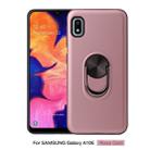 360 Rotary Multifunctional Stent PC+TPU Case for Samsung Galaxy A10e ,with Magnetic Invisible Holder(Rose Gold) - 1