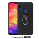 360 Rotary Multifunctional Stent PC+TPU Case for Galaxy A60 ,with Magnetic Invisible Holder(Black) - 1