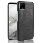 Shockproof Crocodile Texture PC + PU Case For Google Pixel 4 XL(Black) - 1