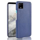 Shockproof Crocodile Texture PC + PU Case For Google Pixel 4 XL(Blue) - 1