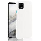 Shockproof Crocodile Texture PC + PU Case For Google Pixel 4(White) - 1